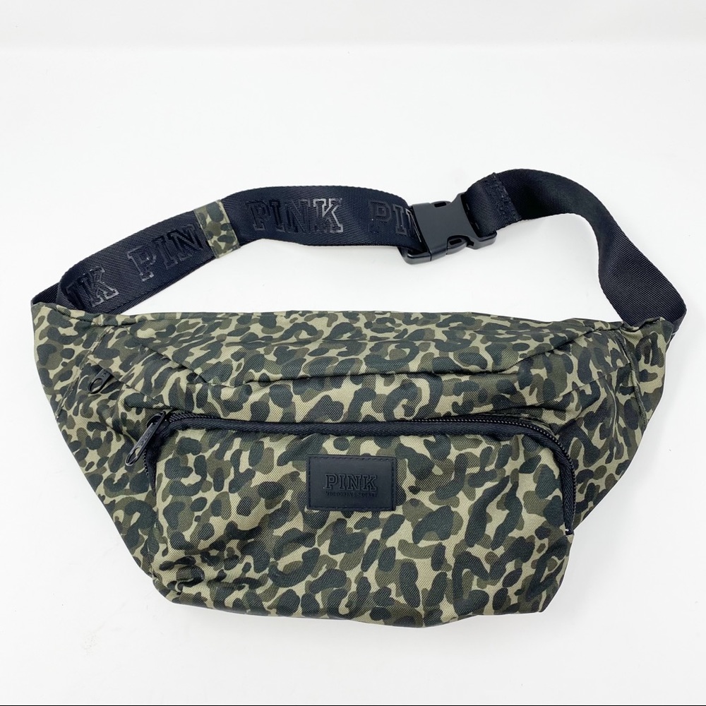 PINK VICTORIA’S SECRET CAMO AMIMAL PRINT FANNY BACK